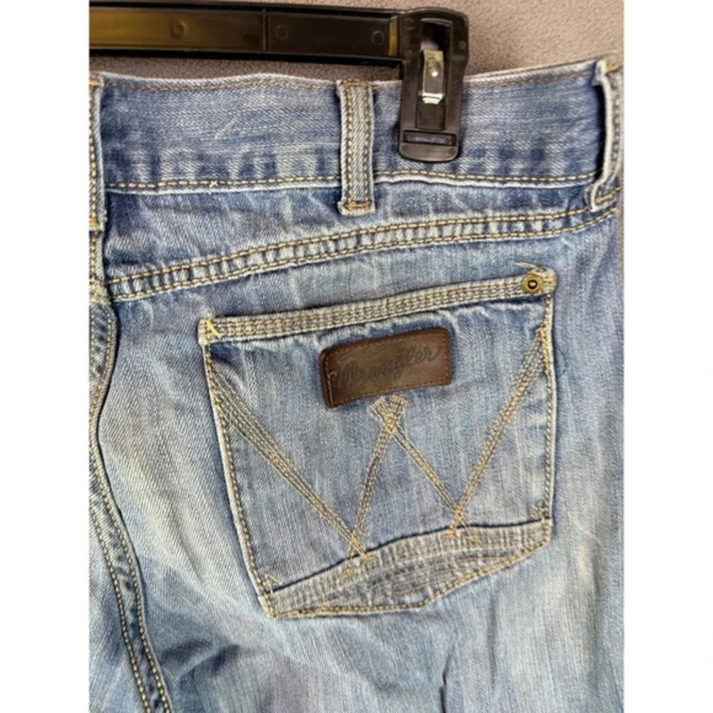 Wrangler Retro Relaxed‎ Boot Jeans Mens 34x31 (TAG 35X32) Western Cowboy STAINS